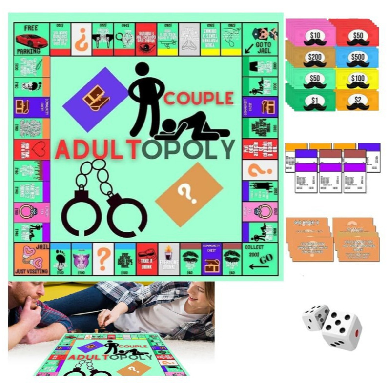 Board Game Monopoly - Juego de Mesa para Parejas, Monopolio,