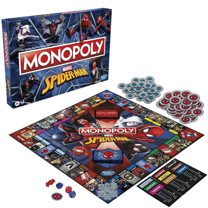 Board Game Monopoly - Marvel Spider-Man Monopoly juego de mesa