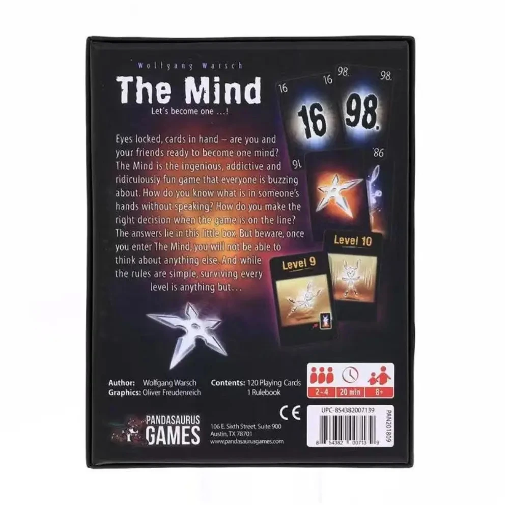 NUEVO Juego de Cartas The Mind - Board Game Table reseña y precio