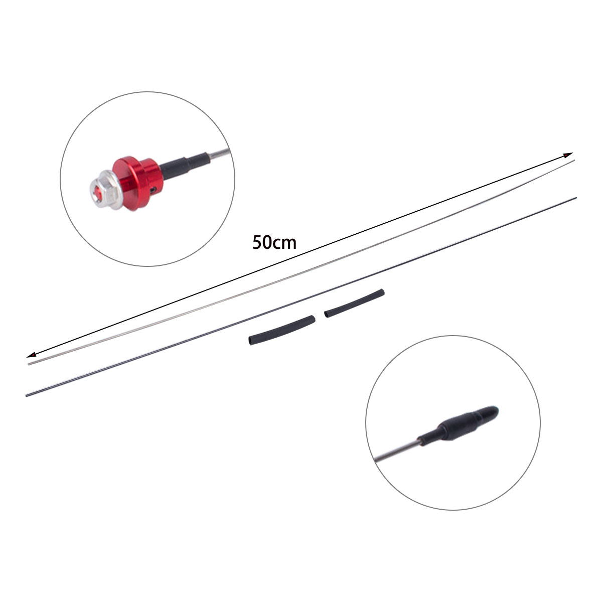 Antena de simulación ajustable - Tamiya Model Rc Car reseña y precio